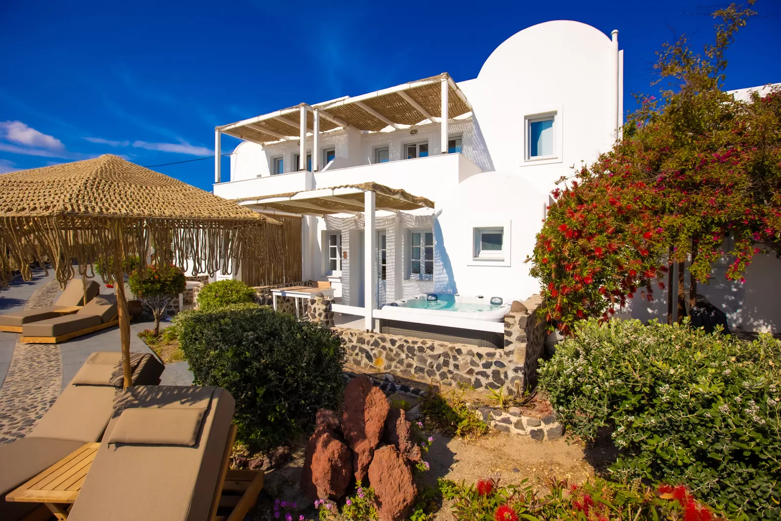 Premier Suite with Hot Tub and Sea View at Santorini Suites, Imerovigli