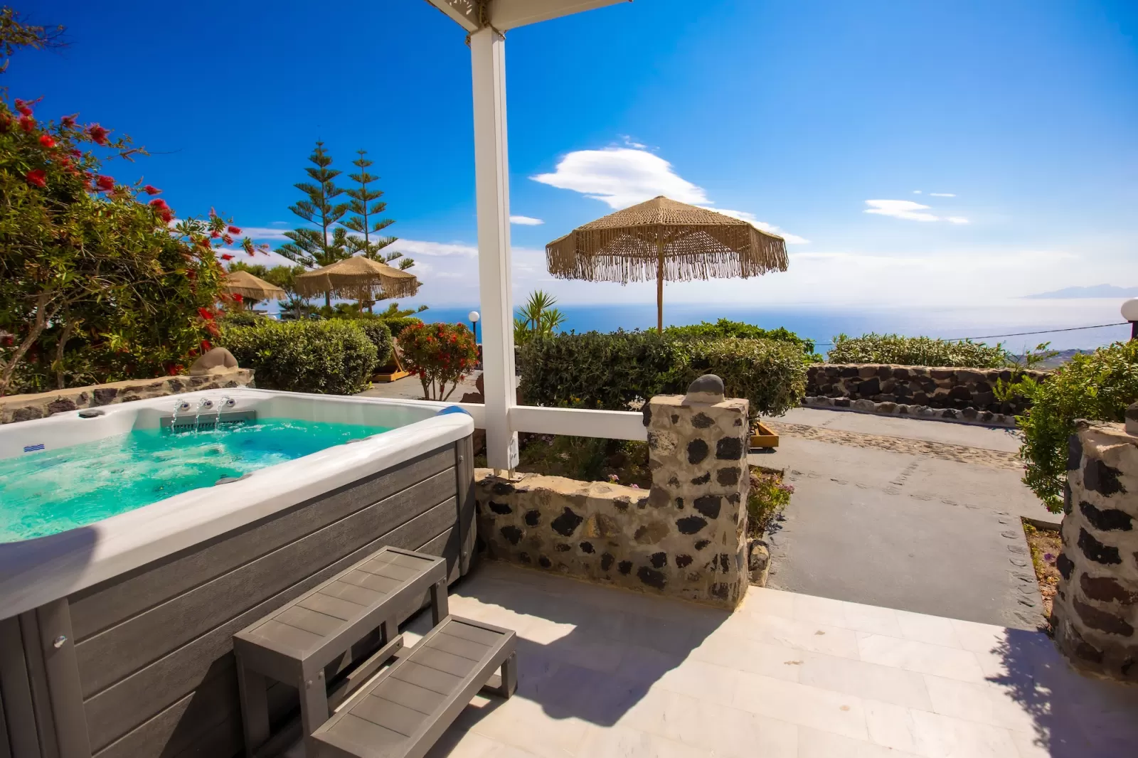 Premier Suite with Hot Tub and Sea View at Santorini Suites, Imerovigli