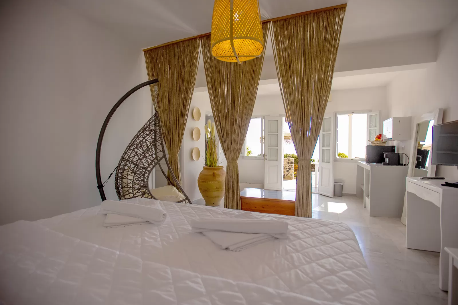 Premier Suite with Hot Tub and Sea View at Santorini Suites, Imerovigli