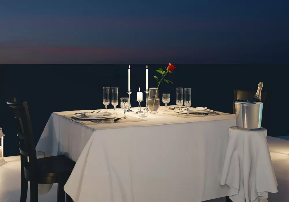 Romantic dinner for two – Phaos Santorini