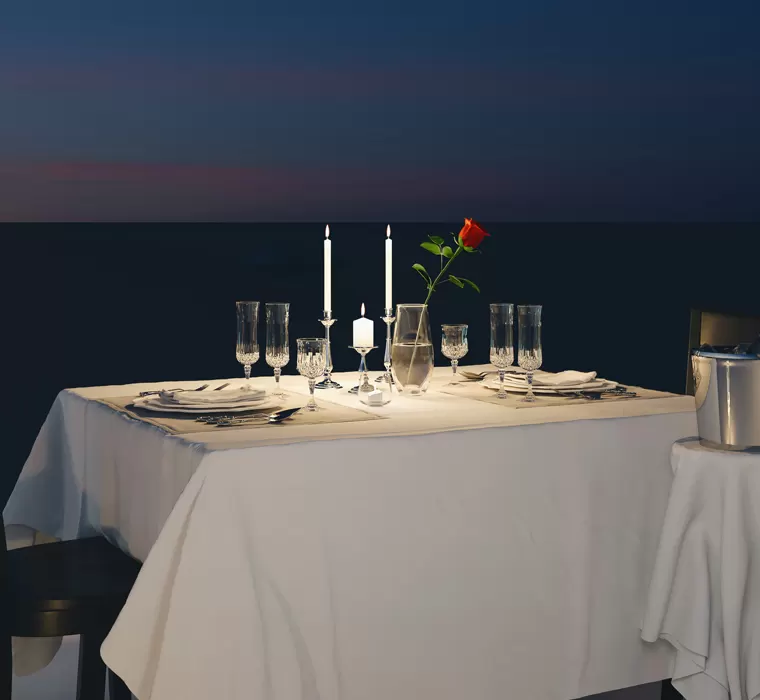 Romantic dinner for two – Phaos Santorini