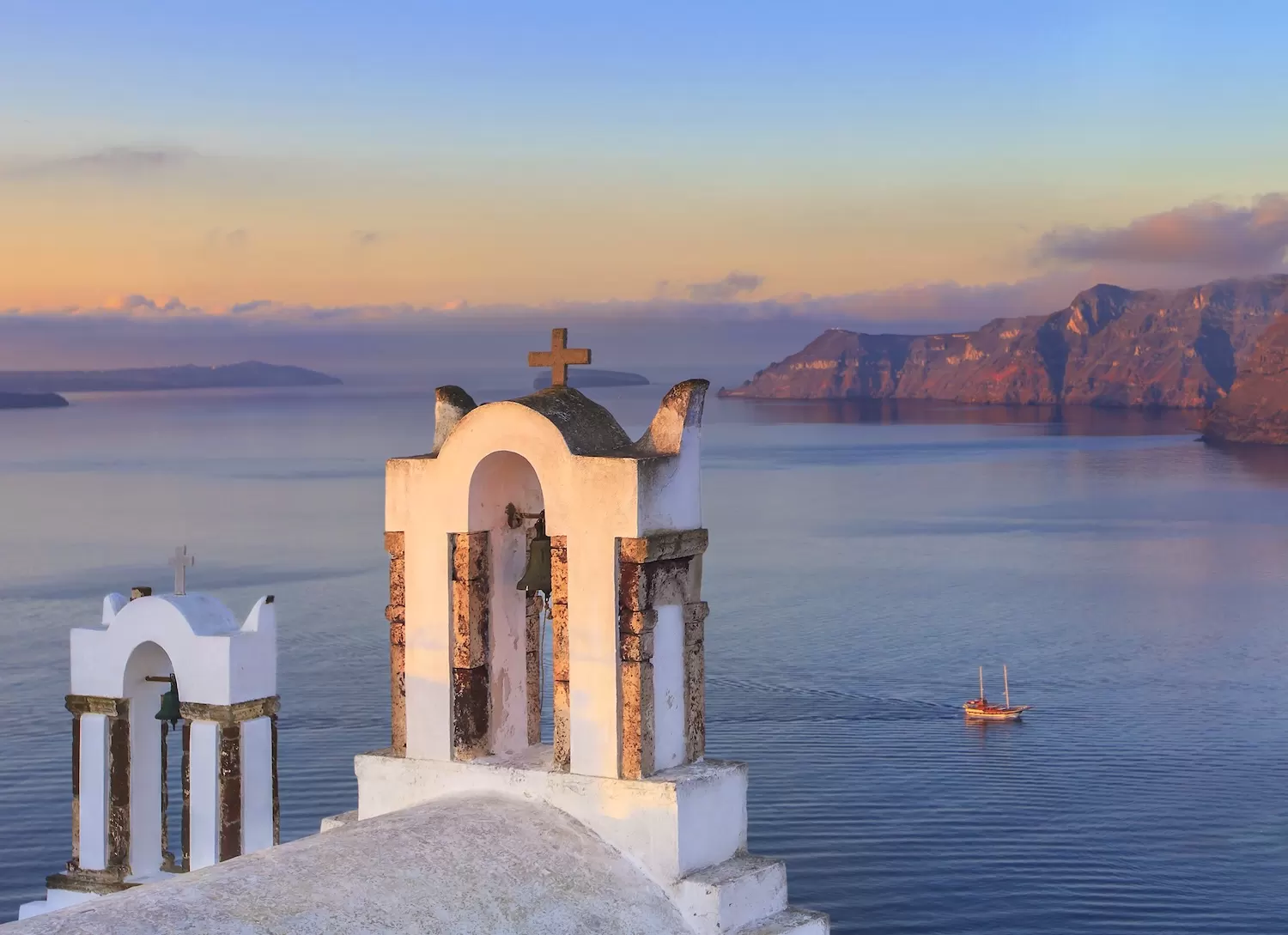 Santorini on easter
