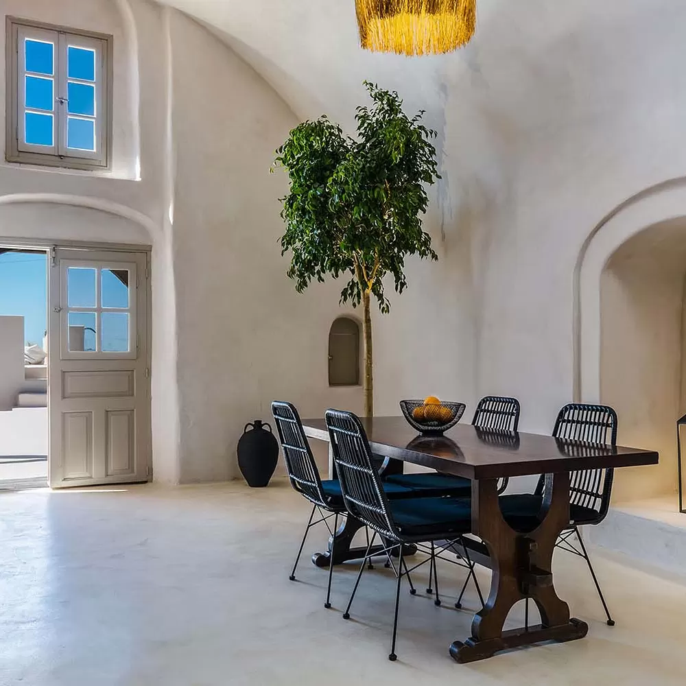Prestige Suite with outdoor pool and sunset view at Phaos 1870, Pyrgos
