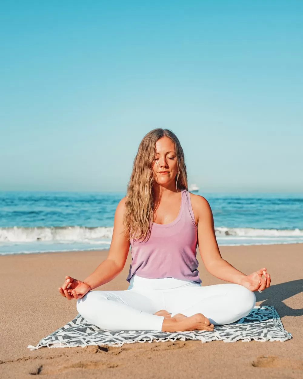 Yoga by the sea